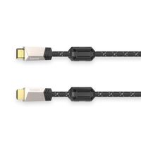 Hama 00205025 HDMI-kabel HDMI Aansluitkabel HDMI-A-stekker, HDMI-A-stekker 1.50 m Bruin 4K UHD - thumbnail