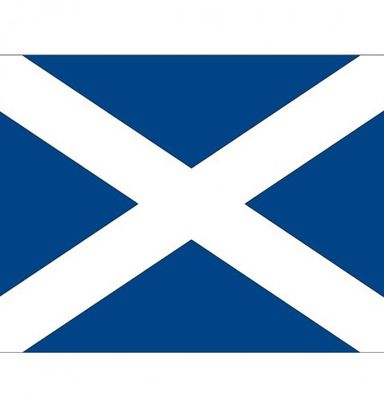 10x Vlag Schotland stickers 10 cm