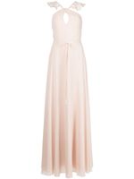 Marchesa Notte Bridesmaids robe longue à volants - Rose - thumbnail