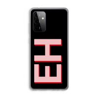 Monogram: Samsung Galaxy A72 Transparant Hoesje Monogram: Samsung Galaxy A72 Transparant Hoesje