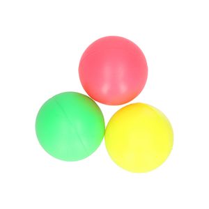 3x Gekleurde beachball strand tennis balletjes set buitenspeelgoed - Beachballsets