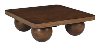 Artistiq Salontafel 'Ambur' Mangohout, 90 x 90cm