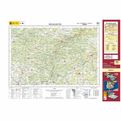 Topografische kaart 463 MT50 Milmarcos | CNIG - Instituto Geográfico Nacional1