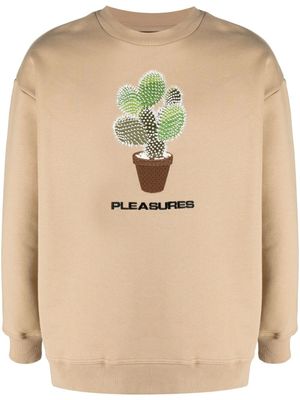 Pleasures sweat à broderies - Tons neutres