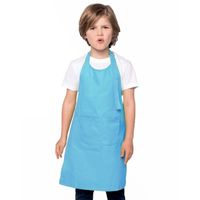 Basic keukenschort blauw voor kinderen - Keukenschorten - thumbnail