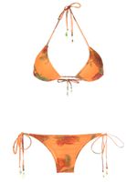 Amir Slama bikini à fleurs - Orange - thumbnail