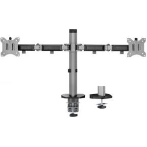 ACT Monitorarm max 32 office, 2 schermen, zilver