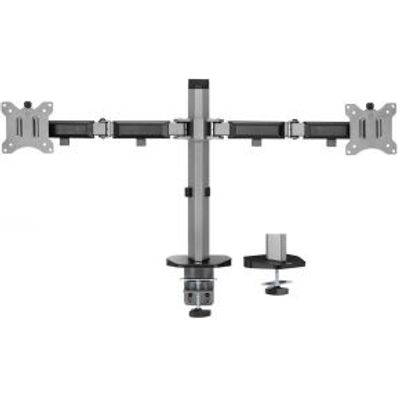 ACT Monitorarm max 32 office, 2 schermen, zilver