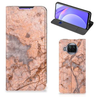 Xiaomi Mi 10T Lite | Standcase | Marmer Oranje