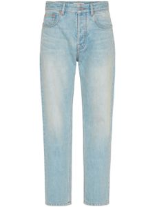 Valentino Garavani jean cigarette VLogo Signature - Bleu