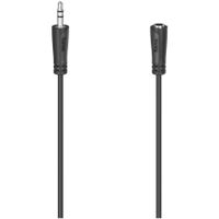 Hama Audio-verlengkabel 3,5-mm-jack - koppeling, stereo, 1,5 m Mini jack kabel