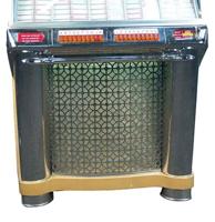 Seeburg G Chrome - Metalen Zuilen Reproductie Set Van 2