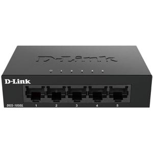 D-Link DGS-105GL/E netwerk-switch Unmanaged Gigabit Ethernet (10/100/1000) Zwart