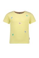 B.Nosy zomer top meisjes - geel - gebreid, embroiderie