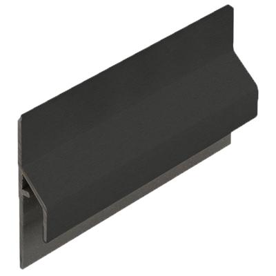 Trim/kraal aansluitprofiel Grafietzwart (dakrand) - Keralit (2843)