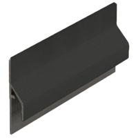 Trim/kraal aansluitprofiel Grafietzwart (dakrand) - Keralit (2843)