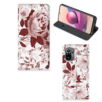 Bookcase Xiaomi Redmi Note 10 4G | 10S | Poco M5s Watercolor Flowers - thumbnail