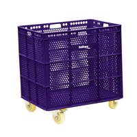 PU BASKET WITH WHEELS