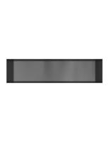 Hotbath &MORE Inbouwnis 30x120x10cm frameless Geborsteld Gunmetal PVD