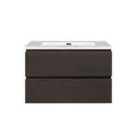 Onderkast badkamermeubel Tieme mat grijs 80x50x48cm