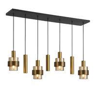 Highlight Hanglamp Marrone 7 lichts L 130 cm brons