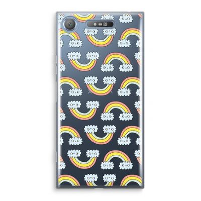 Regenboog: Sony Xperia XZ1 Transparant Hoesje