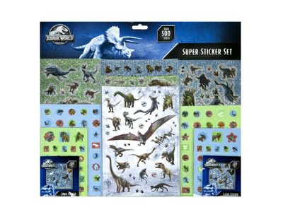 Stickerset Jurassic World Dino 500-Delig