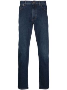 Zegna mid-rise slim-cut stretch-cotton jeans - Bleu