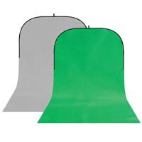 StudioKing background board bbt-03-10 grijs/groen 400x150 cm