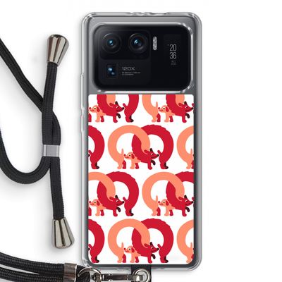 Dogs: Xiaomi Mi 11 Ultra Transparant Hoesje met koord