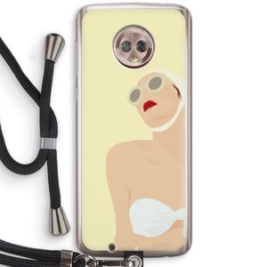 Summer: Motorola Moto G6 Transparant Hoesje met koord