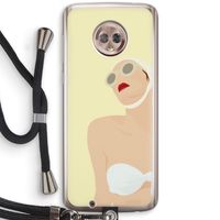 Summer: Motorola Moto G6 Transparant Hoesje met koord
