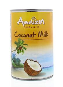 Amaizin Cocosmelk zonder guargom bio (400 ml)