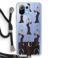 Pop Some Kim: Xiaomi Mi 11 Lite Transparant Hoesje met koord