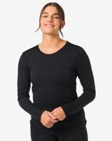 HEMA Dames Thermoshirt Zwart (zwart)