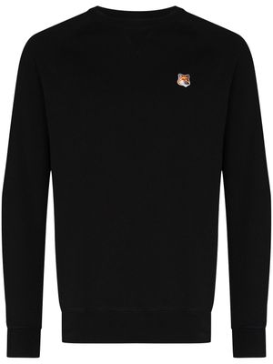 Maison Kitsuné sweat à patch renard - Noir