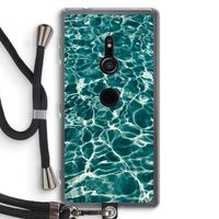 Weerkaatsing water: Sony Xperia XZ2 Transparant Hoesje met koord