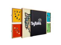 Hi Puzzelplaat met opberglades - met beschermdoek - voor 1000 stukjes - 76 x 57 x 4,5 cm