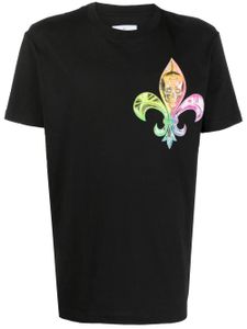 Philipp Plein t-shirt SS Chrome à col rond - Noir