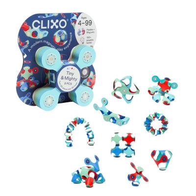 Clixo Tiny & Mighty Rainbow - Magnetische Bouwset (9 stuks)