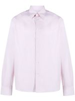 Lanvin chemise en coton à fines rayures - Blanc