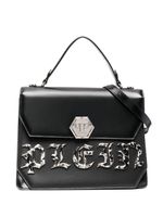 Philipp Plein grand sac porté épaule Gothic Plein - Noir