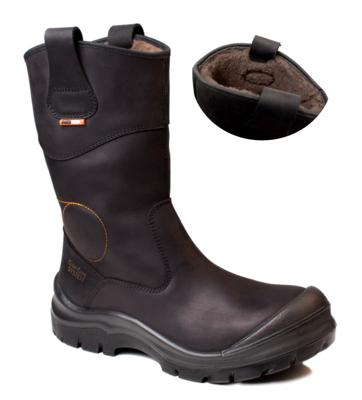 No Risk Werklaars Crowheart teddy Gevoerd XW Metaalvrij S3 | Zwart | Maat 43 - 00.071.030.43