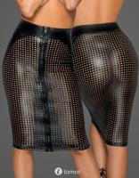 * NOIR handmade Lasercut pencil rok ( S & 3XL)