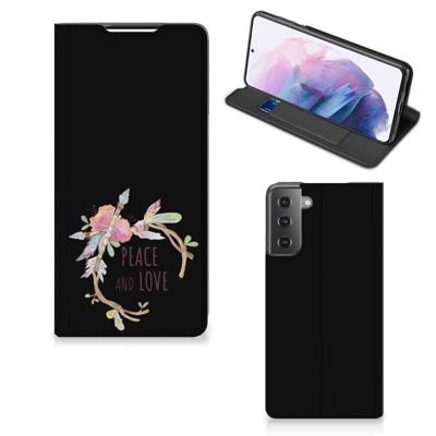 Samsung Galaxy S21 Plus Magnet Case Boho Text Samsung Galaxy S21 Plus Magnet Case Boho Text