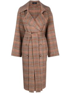 JOSEPH Chatsworth check-pattern coat - Tons neutres