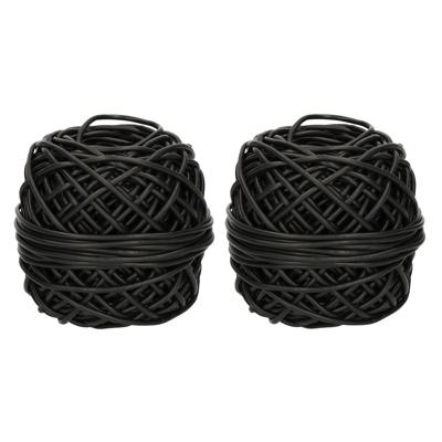 Bindbuis - 2x - 3 mm x 47 m - zwart - bindbuizen-binddraad
