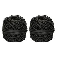 Bindbuis - 2x - 3 mm x 47 m - zwart - bindbuizen-binddraad