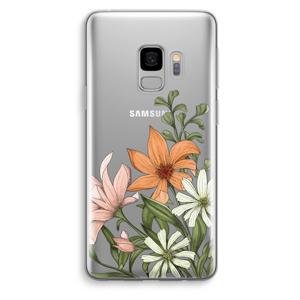 Floral bouquet: Samsung Galaxy S9 Transparant Hoesje