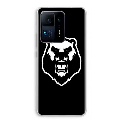 Angry Bear (black): Xiaomi Mi Mix 4 Transparant Hoesje